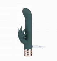 Kusha 420 Series Crystal Gems G-Spot Vibrator - Green