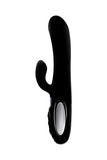 Hypnotic - Black - Thrusting Rabbit With Swinging Clitoral Stimulator