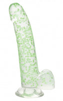 Naughty Bits I Leaf Dick Glow-in-the-Dark Weed Leaf Dildo - Glow in the Dark