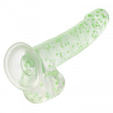 Naughty Bits I Leaf Dick Glow-in-the-Dark Weed Leaf Dildo - Glow in the Dark