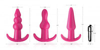 Thrill Trio Anal Plug Set - Pink