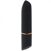 Pink Pussycat Lipstick Vibrating Mini Vibe - Black