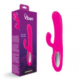 Hypnotic - Hot Pink - Thrusting Rabbit With Swinging Clitoral Stimulator