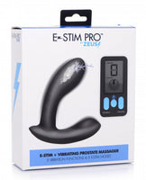 E-Stim and Vibrating Prostate Massager - Black